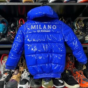 Toddler Milano Di Rouge Blue Puffer Jacket
